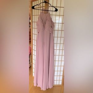 Azazie Dusty Rose maxi dress. Size 8.